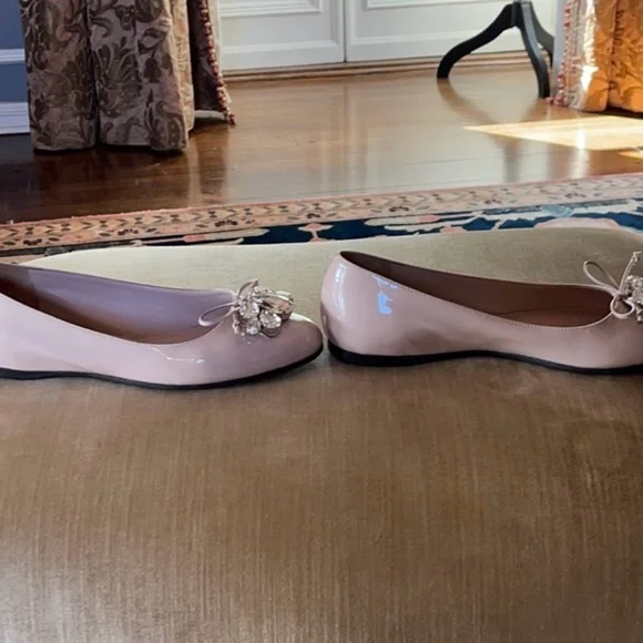 Miu Miu patent leather bow accent flats - Picture 2 of 7